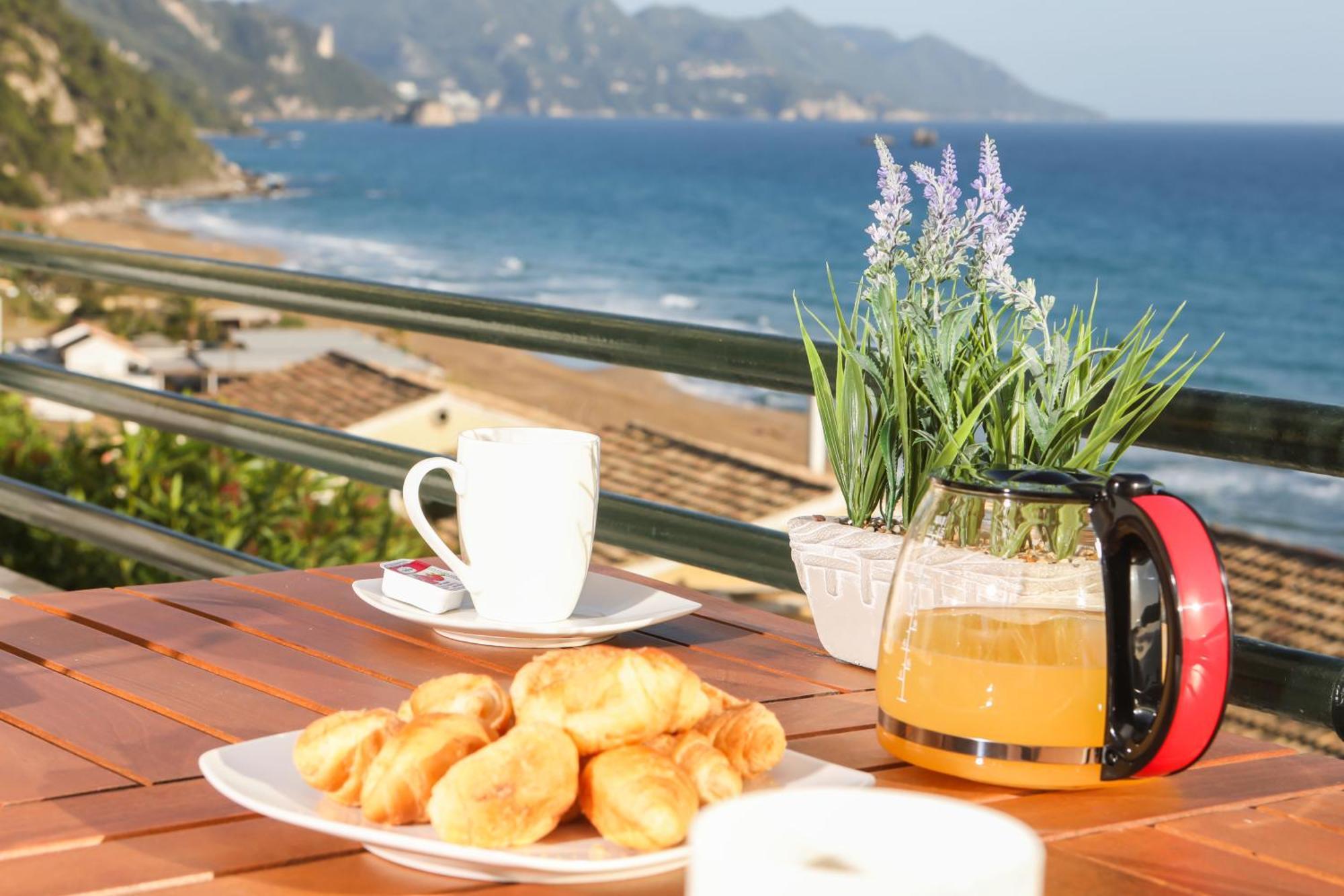 Grammhouse Corfu - Glyfada Beach Eksteriør billede